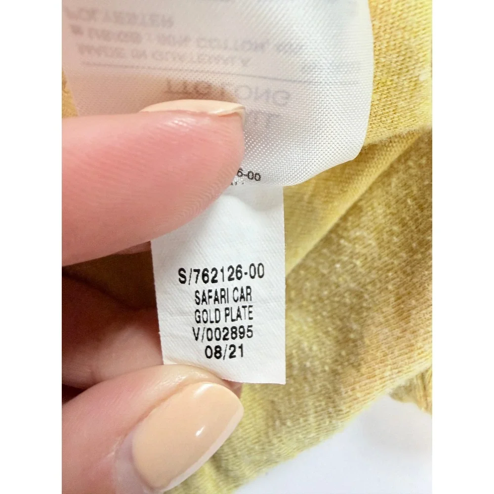 Banana Republic T-Shirt Mens XXL Gold Safari Car Graphic Eco Tee‎ Tall 762126-00